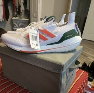 Mens Addidas Miami Hurricanes shoes